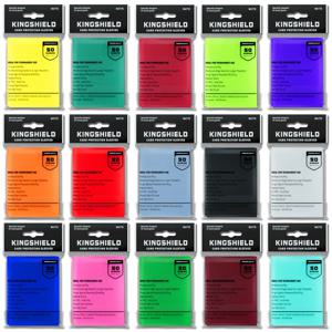 100PCS 매트 다채로운 표준 크기 카드 슬리브 TCG 트레이딩 카드 수호자 타로 방패 보드 게임 커버 PKM 66x91mm