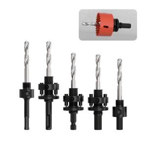 1Pc A2 A4 구멍 톱 아버(바이메탈 구멍 톱용 드릴 비트 포함) 목공 전동 공구 액세서리