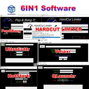 ECU 소프트웨어 6 IN 1 패키지 HardCut Limiter 디젤 + 가솔린 엔진 UltraCuttr + Pop&Bang + HARDCUT VMAX + HotStartr + QLaunchr