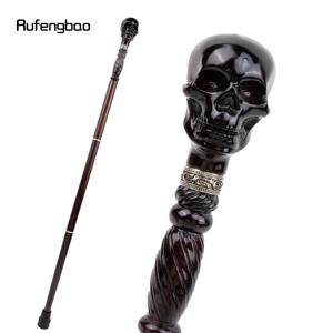 검은 크리 에이 티브 악마 해골 나무 패션 워킹 스틱 장식 Cospaly 나무 워킹 지팡이 할로윈 메이스 완드 Crosier 93cm