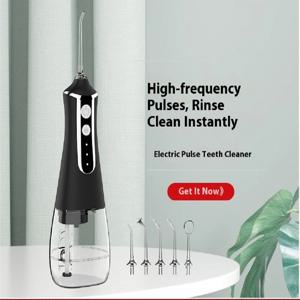 휴대용 구강 세정기 USB 충전식 워터 플로서 치실 제트 팁 모드 방수