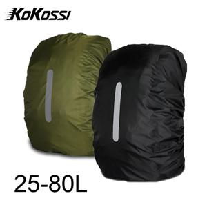 KoKossi 1Pcs 25-80L 배낭 방수 커버 야외 스포츠 사이클링 하이킹 배낭 등산 캠핑 먼지 커버 여성 남성