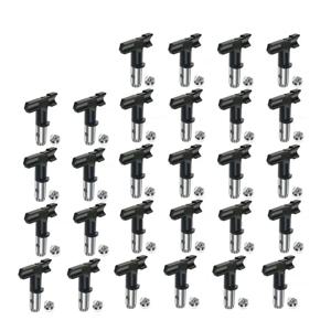 521 # ~655 #   다양한 금속 재료와 스테인리스 스틸 마감을 사용한 블랙 에어리스 노즐, 에어리스 스프레이 건 스프레이 도구