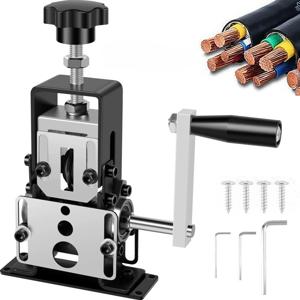 수동 스트리퍼 전선 피복 제거 도구 휴대용 전동 드릴 구동식 구리 스크랩 와이어 필러