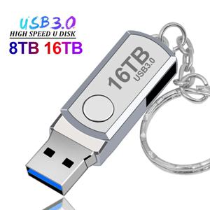 2025 신형 USB 3.0 16TB 고속 펜드라이브 8TB 메탈 클레 USB 플래시 드라이브 4TB 2TB 휴대용 SSD 메모리 USB 펜 드라이브 무료 배송
