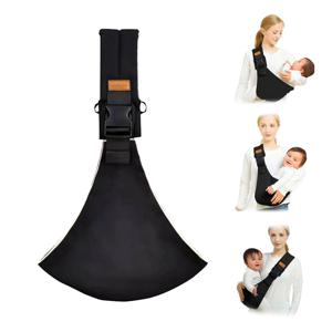 미끄럼 방지 엉덩이 시트가 있는 유아용 슬링 캐리어 베이비 캐리어 사이드 빅 키드 홀더 가슴 운반용 베이비 랩 6-48개월 유아 및 유아용