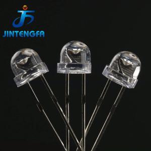 100PCS 5mm 밀짚 모자 LED 방출 다이오드 마이크로 표시기 따뜻한 흰색 빨간색 녹색 파란색 노란색 오렌지 UV 핑크 RGB 깜박이 DIY 전구