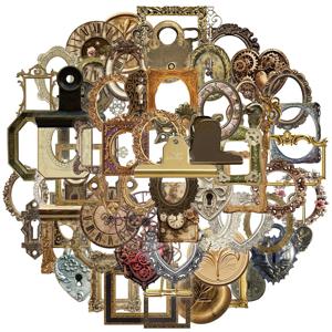 68PCS 레트로 사진 프레임 Ins 스타일 높은 아름다움 분위기 스티커 전화 케이스 노트북 워터 컵 DIY 스티커