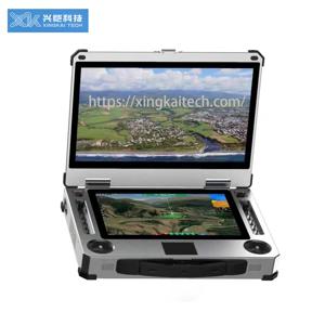 VTOL 농업용 드론 스프레이 비행 컨트롤러 야외 고휘도 스크린 노트북 무선 광대역 드론 지상국