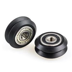 10Pcs 3D 프린터 POM 풀리 휠 Openbuilds Idler V-Slot Delrin 알루미늄 프로파일 용 625zz/rs 베어링이있는 듀얼 V 휠