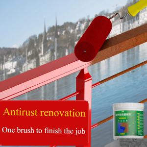 가정용 수성 금속 페인트 - 녹 변환제, 녹 방지 및 제거, 샌딩 불필요, 간편하게 도포
