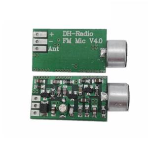 HFES 미니 마이크 Fm 송신기 모듈 마이크 무선 오디오 100Mhz 보드