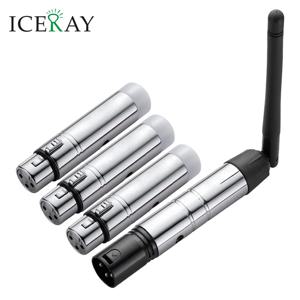 DMX512 무선 컨트롤러 ISM XLR 수신기 송신기