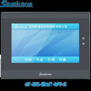 7.0인치 올인원 HMI PLC 터치스크린 - 16DI/16DO, 내장 온도 센서, USB/RS485, 4G/WiFi 옵션