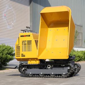 맞춤형 미니 트랙 덤퍼 빠른 배송 유압 디젤 덤프트랜스포터 다기능 크롤러 500kg 미니 덤퍼 트럭