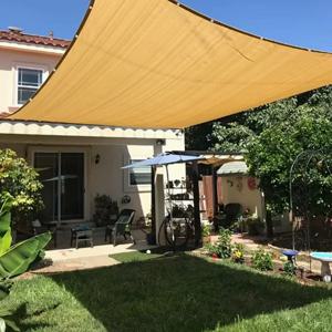 베이지색 차양막, 내구성 있는 햇빛 차단 그늘막 메쉬, 테라스, 식물, 온실, 닭장, 현관에 적합