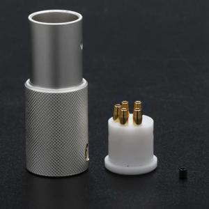 LP 턴테이블용 우수한 절연체 5핀 DIN 커넥터, 톤암 플러그, 비닐 잭, 24K 금도금 고품질 오디오 충실도