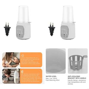 소형 베이비 병 따뜻함 및 멸균기 빠른 가열 최적의 우유 온도 대형 디스플레이 스크린 A2UB 유지