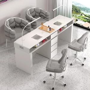 라이트 모던 대리석 탑이있는 럭셔리 클래식 네일 테이블 북유럽 네일 데스크 유럽 미적 테이블 매니큐어 네일 살롱 가구