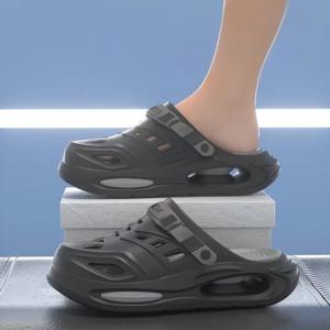 남성용 중공 슬리퍼, 남성용 여름 아우터, 새로운 트렌디한 두꺼운 밑창 내마모성, 미끄럼 방지, 냄새 나지 않는 발, 투웨어 소년 슬리퍼