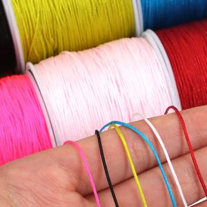 90m/롤 0.8m # 72 나일론 실 코드 줄, 쥬얼리 제작, 수제 직조 로프, 옥실 팔찌 목걸이, 수공예품용
