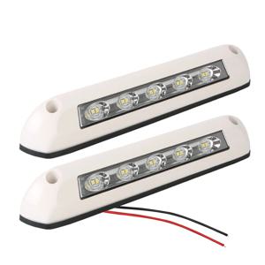 라이트 바 캐러밴 액세서리 LED 천막 베란다 조명 캐러밴 인테리어 벽 램프 12V/24V RV 밴 트레일러 외부 램프