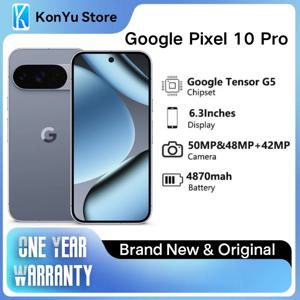구글 픽셀 10 프로, 제미니, 텐서 G5 트리플 후면 카메라 시스템, 고속 충전 24시간 이상 사용 가능한 4870mAh 배터리, 6.3인치 디스플레이