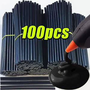 핫멜트 글루 스틱 블랙 핫멜트 글루 스틱 덴트 수리 도구 EVA 컬러 핫멜트 접착제 자동차 DIY 아트 공예 일반 수리용