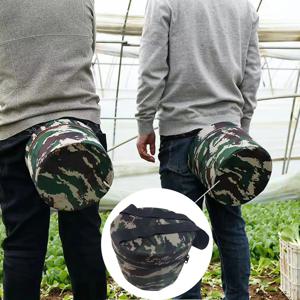 착용 가능한 정원 의자 작업용 의자 정원 가꾸기 쿠션 의자 소형 원형 의자 야외 정원사 농업 등산 농부용