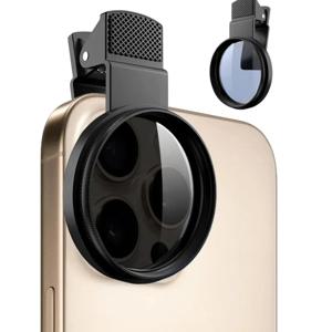 새로운 52mm CPL 모바일 폰 렌즈 필터 렌즈 클립 카메라 액세서리 원형 편광 필터 캐논 니콘 모든 스마트폰용