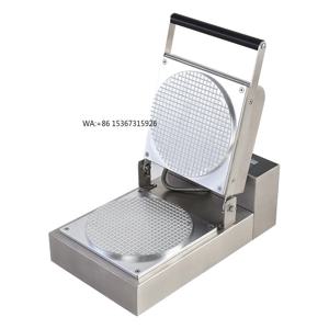 상업용 전기기계식 핫 핸드메이드 에그롤 크리스피 아이스크림 쉘 스낵 비치 스윙 머신 호텔용 간편 조작