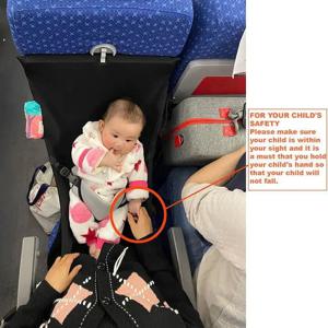 어린이 휴대용 비행기 좌석 유아 접이식 비행 침대 어린이 여행용 편안한 통기성 비행기 좌석 확장기 자동차 아마기