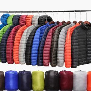 남성용 초경량 패커블 워터다운 재킷 올시즌 스탠다드 핏 롱 스타일 청년 트렌드 봄 신상품