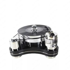 미니멀리스트 모던 바이닐 레코드 플레이어 스테인리스 스틸 모델룸 호텔 클럽하우스 거실 장식품