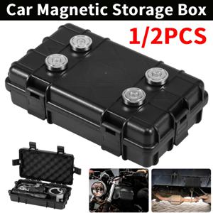 1/2개 업그레이드된 신형 자석 키 홀더 박스 방수 및 방진 차량 키 박스 자석 키 보관함 야외용