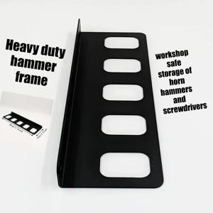 헤비듀티 해머 프레임 - 벽걸이형 공구 정리함 차고, 작업장 - 뿔망치와 드라이버를 안전하게 보관