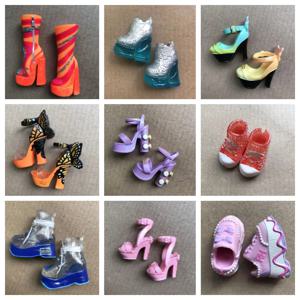 레인보우 인형 부츠 신발 샌들 하이힐 인형 부품 액세서리 DIY 인형 드레싱 장식 블랙 그린 레드 신발