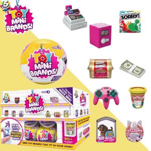 주루 5 서프라이즈 미니 브랜드 장난감 시리즈 3 블라인드 박스 미스터리 수집품 90개 이상의 미니 시뮬레이션 모델 슈퍼마켓 시리즈