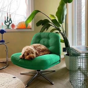 회전식 리프팅 소파 의자 거실 발코니 레저 의자 중세풍 싱글 의자