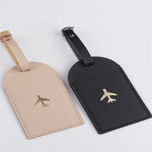 2PCS 비행기 수하물 태그 이름표가 있는 행잉 태그 분실 방지 경량 여행 액세서리 연인 선물용