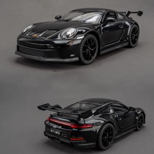 1:32 911 GT3 RS 합금 스포츠카 모델 다이캐스트 금속 레이싱카 자동차 모형 고시뮬레이션 사운드 라이트 장난감 선물