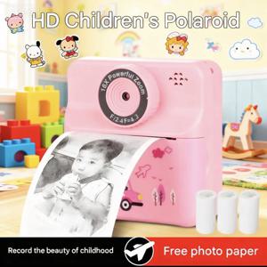 어린이 디지털 카메라 사진 즉석 카메라 키즈 비디오 레코더 장난감 소녀 소년용 최고의 생일 선물 1080P HD 듀얼 렌즈