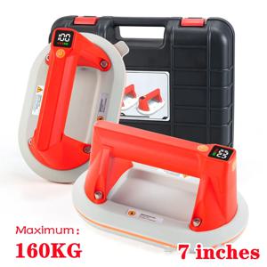 160kg 전기 진공 흡착컵 베어링 용량 중량급 진공 리프터 대리석 타일 유리 수동 리프팅 강력