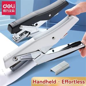 간편한 플라이어 스테이플러, 1000개 스테이플 포함, 20매 용량, 사무실 책상용 스테이플러, 가정 학교 창고 수공예용