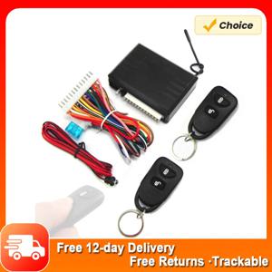 자동차 키리스 엔트리 시스템 범용 자동 원격 중앙 문짝 잠금 키트, 컨트롤 박스, LED 표시기, 리모컨 2 개 포함, 12V