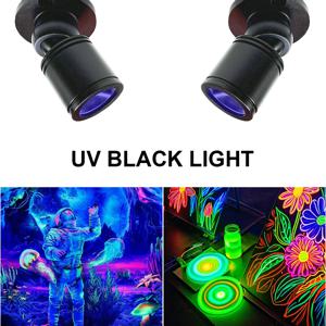 2/3/4 1W 자외선 UV 램프, 형광등, 블랙라이트 램프, 모델 디스플레이 캐비닛 램프, 컴퓨터 케이스 스포트라이트,