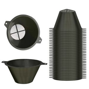 10/20/30/50pcs 페인트 필터 스크린, 오일 기반 및 수성 페인트에 적합한 미세 나일론 메쉬 재사용 가능한 산업용 필터