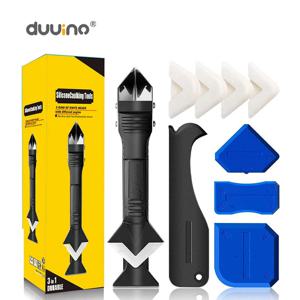9종 실리콘 노즐 어플리케이터, 실란트 스크레이퍼, 코킹 스무더 제거 도구 키트, 바닥 코킹 마감기, 그라우트 액세서리