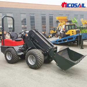 미니 텔레핸들러 4x4 휠 드라이브 3.5톤 4톤 텔레스코픽 붐 로더 컴팩트 건설 기계 텔레핸들러 포크리프트