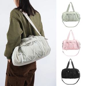 대형 여성용 피트니스 핸드백 체육관 스포츠 토트백, 건식 습식 수영 훈련 데이팩, 신발 포켓 여행 더플 숄더백